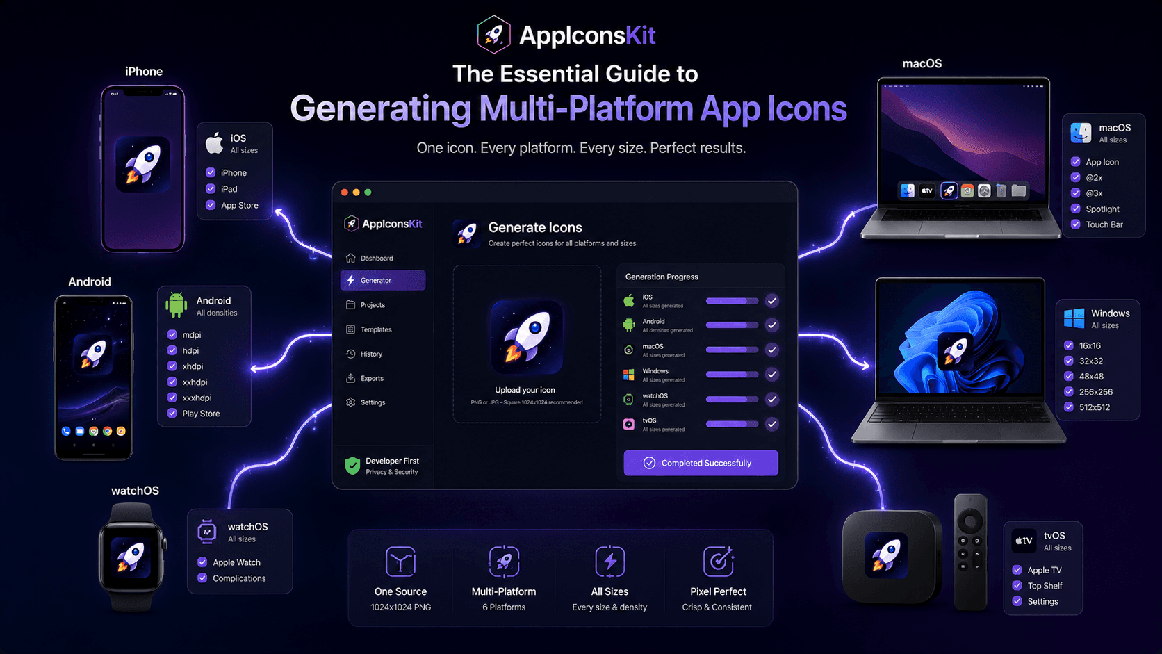 Essential guide to generating multi-platform app icons with AppIconsKit